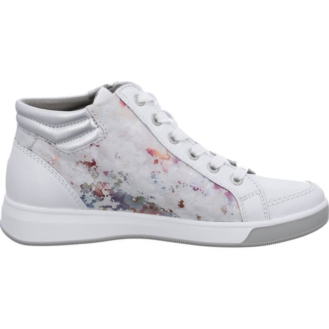 White Ara Shoes High Top Rom Women's Boots | ARA853VPM