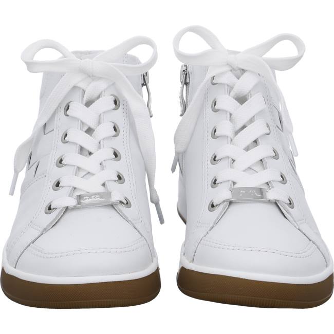 White Ara Shoes High Top Rom Women's Sneakers | ARA082JWT