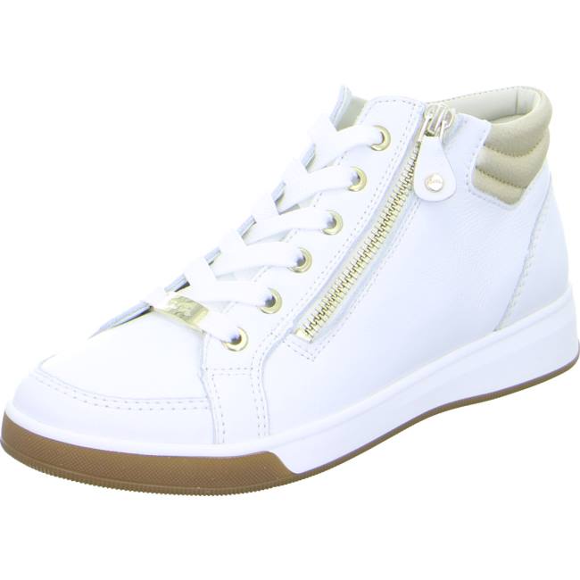 White Ara Shoes High Top Rom Women\'s Sneakers | ARA279ZWN