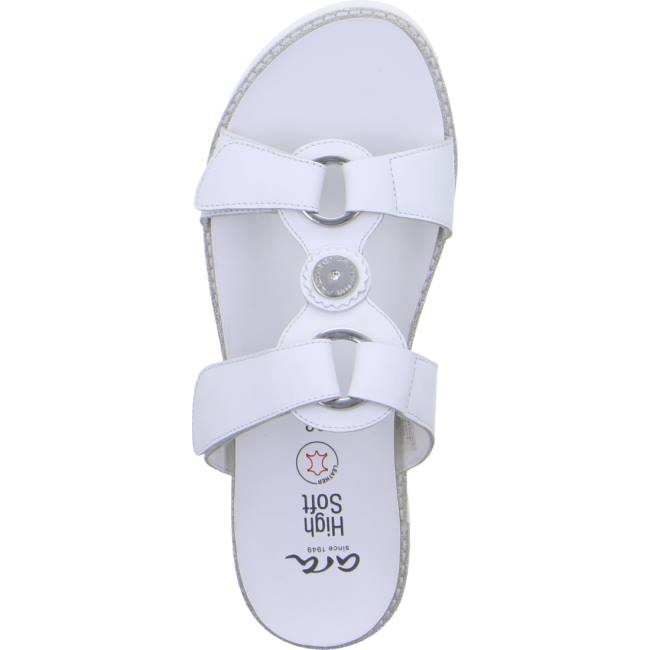 White Ara Shoes Kent-sport Women's Mules | ARA478ZDM