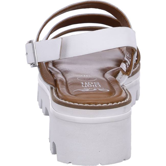 White Ara Shoes Kopenhagen Women's Sandals | ARA538CUP