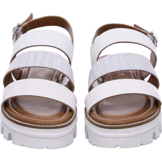 White Ara Shoes Kopenhagen Women's Sandals | ARA538CUP