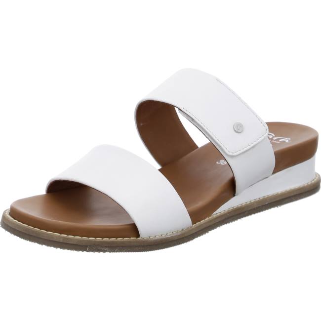 White Ara Shoes Kos Women\'s Mules | ARA024EFC