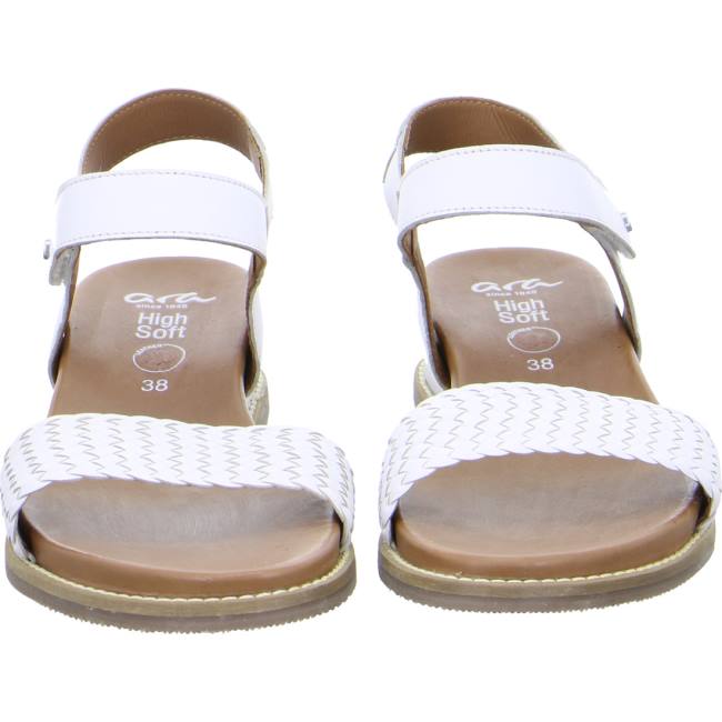 White Ara Shoes Kos Women's Sandals | ARA829YCU