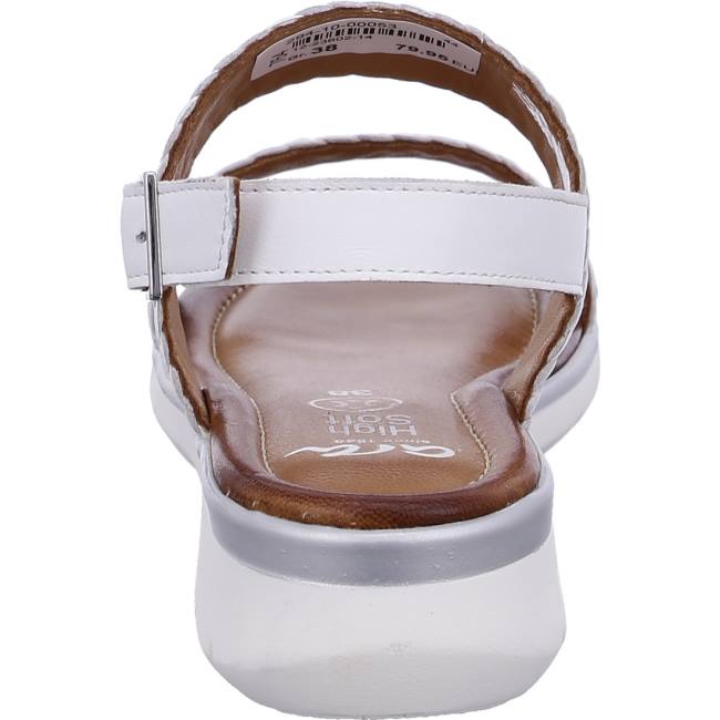 White Ara Shoes Kreta Women's Sandals | ARA659XZU