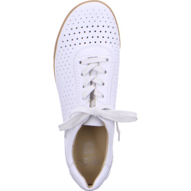 White Ara Shoes Lace-ups Andros Women's Sneakers | ARA513TWZ