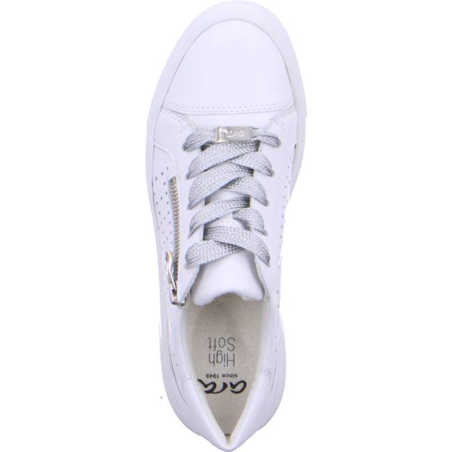 White Ara Shoes Lace-ups Lausanne Women's Sneakers | ARA287KZP