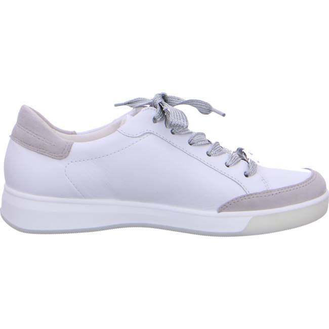 White Ara Shoes Lace-ups Rom Sasso Women's Sneakers | ARA375ASH