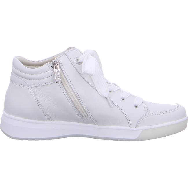 White Ara Shoes Lace-ups Rom Women's Sneakers | ARA719WUT