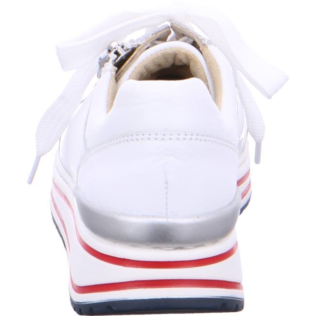 White Ara Shoes Lace-ups Sapporo Women's Sneakers | ARA793PNX