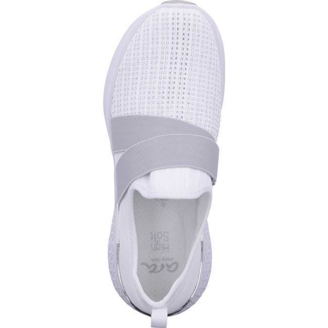 White Ara Shoes Maya Women's Loafers | ARA137SWH