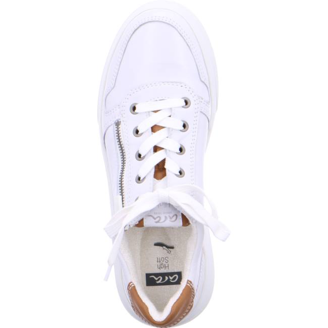 White Ara Shoes Naldo Nebbia Men's Sneakers | ARA746IWG