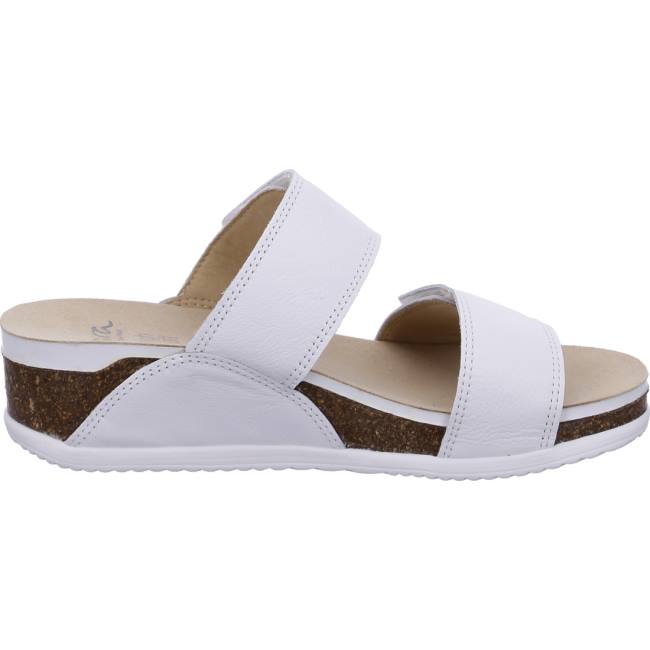 White Ara Shoes Norderney Women's Mules | ARA354ZWF