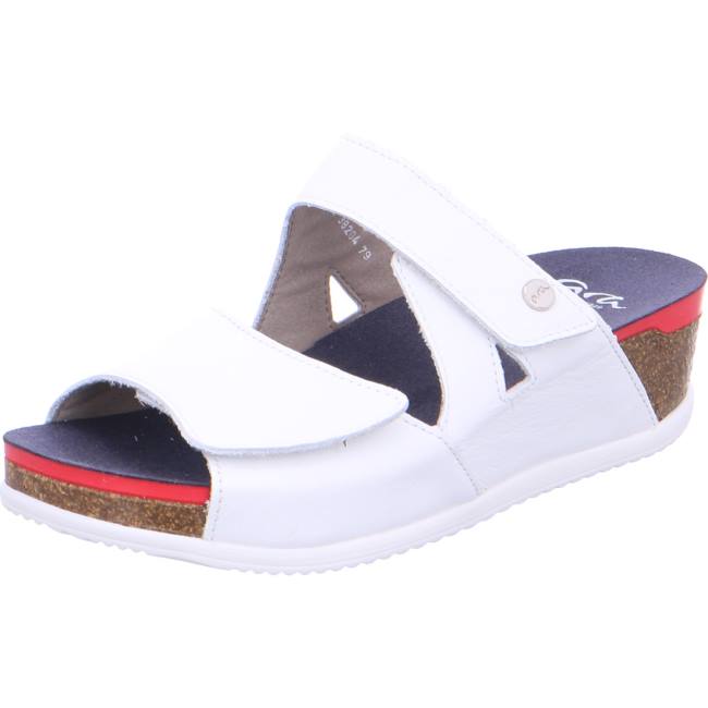 White Ara Shoes Norderney Women\'s Mules | ARA892DIZ