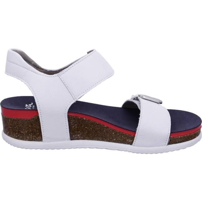 White Ara Shoes Norderney Women's Sandals | ARA284SJP