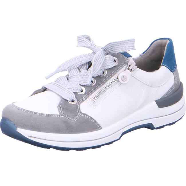 White Ara Shoes Nwhite Oyster Women\'s Sneakers | ARA720GPD