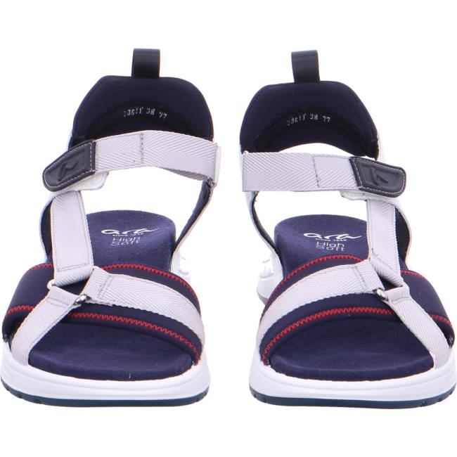 White Ara Shoes Panama Women's Sandals | ARA534CTE