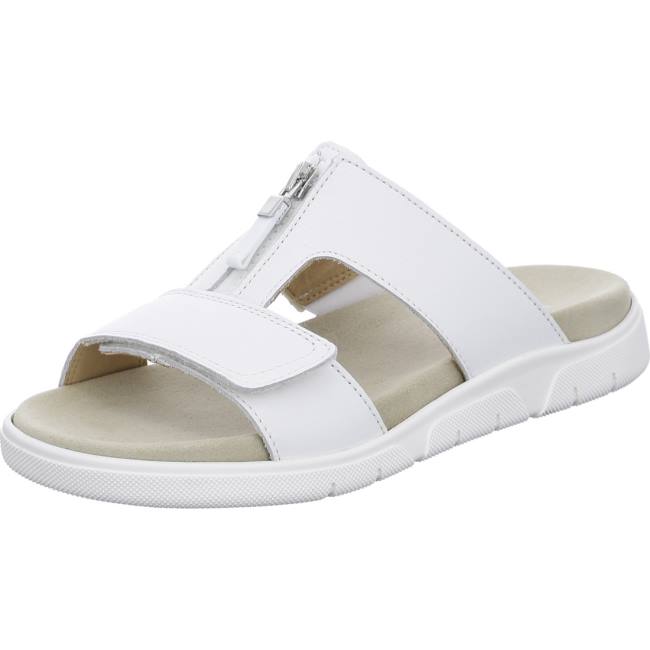 White Ara Shoes Rom-sport Women\'s Mules | ARA723HVY