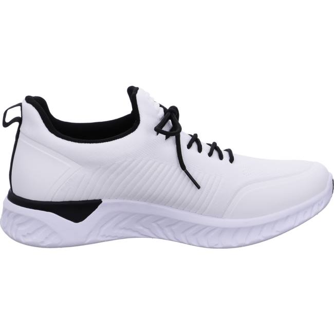 White Ara Shoes San Diego Men's Sneakers | ARA045INA