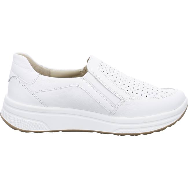 White Ara Shoes Sapporo Women's Loafers | ARA521YQI