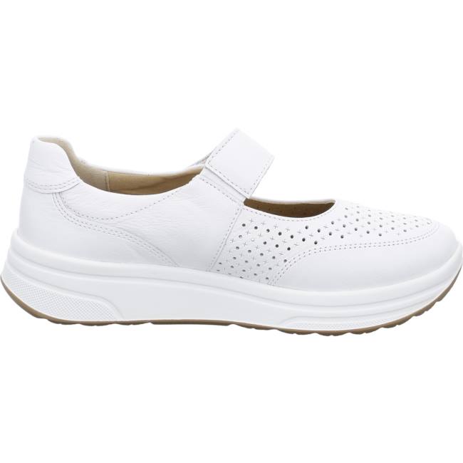 White Ara Shoes Sapporo Women's Loafers | ARA964QPA