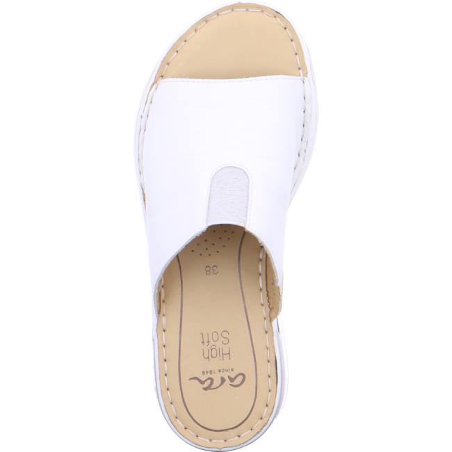 White Ara Shoes Sapporo Women's Mules | ARA945BDM