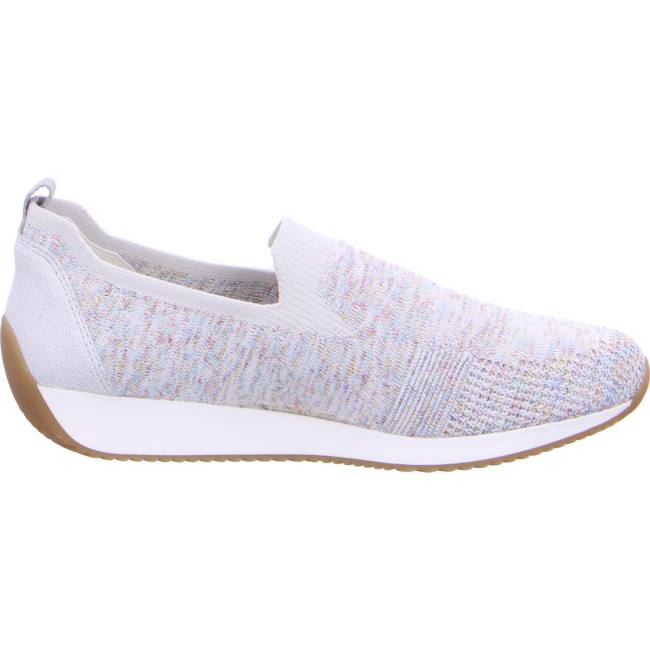 White Ara Shoes Slip-ons Lissabon Candy Women's Loafers | ARA156FPB