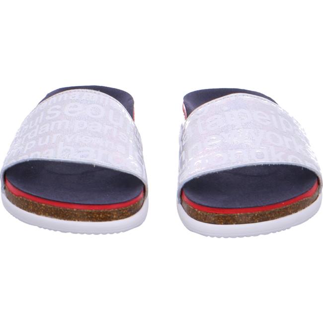 White Ara Shoes Sylt Nebbia Women's Mules | ARA510ECD