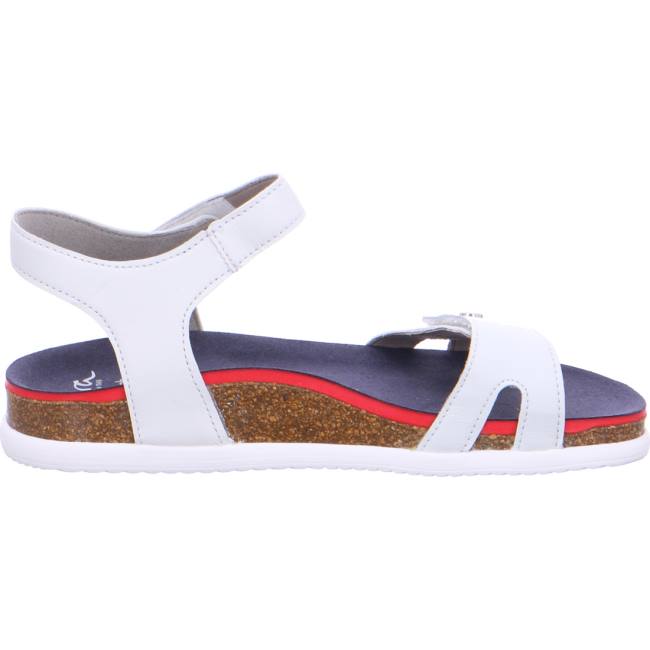 White Ara Shoes Sylt Nebbia Women's Sandals | ARA162VGQ