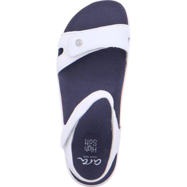 White Ara Shoes Sylt Nebbia Women's Sandals | ARA162VGQ