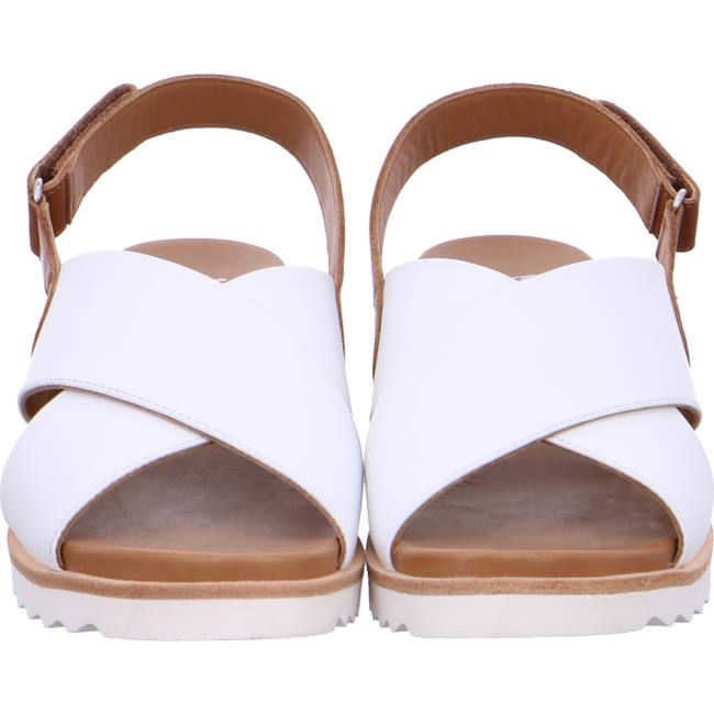 White Ara Shoes Wedge Valencia Women's Sandals | ARA389QVD