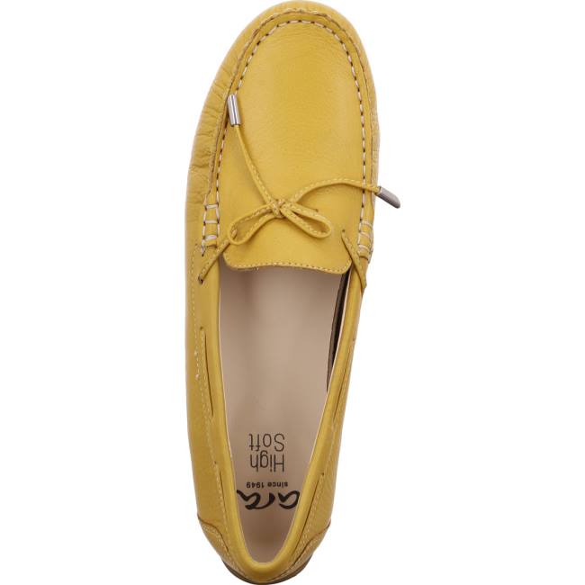 Yellow Ara Shoes Alabama Sole Women's Loafers | ARA795SNF