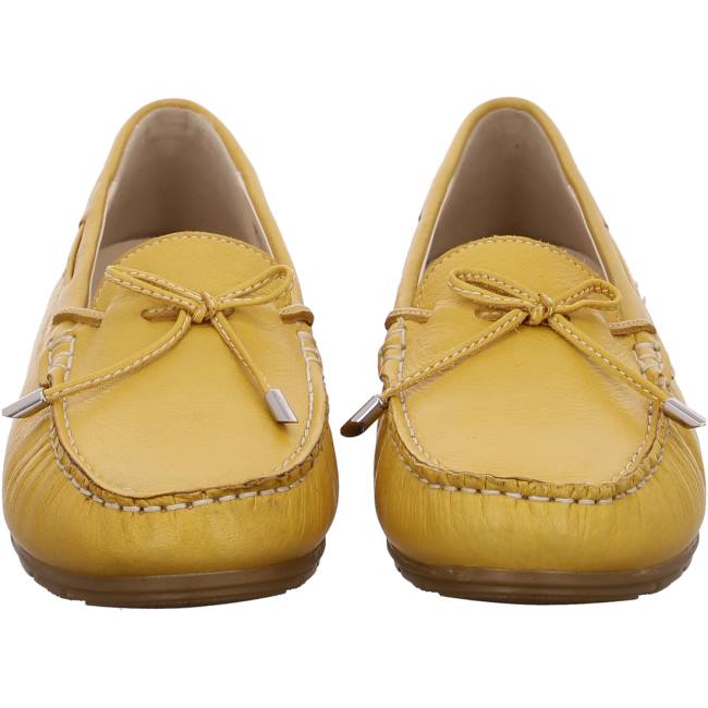 Yellow Ara Shoes Alabama Sole Women's Loafers | ARA795SNF