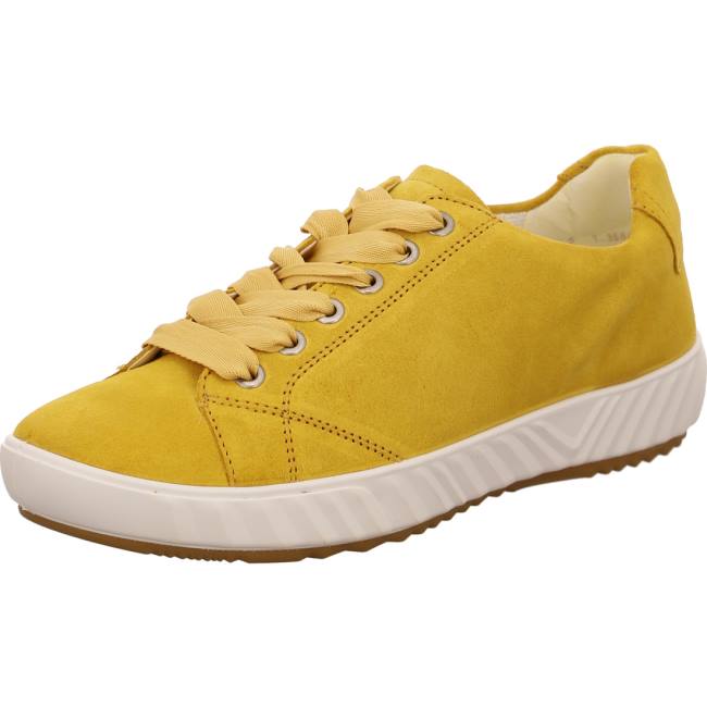 Yellow Ara Shoes Avio Sole Women\'s Sneakers | ARA158XTI