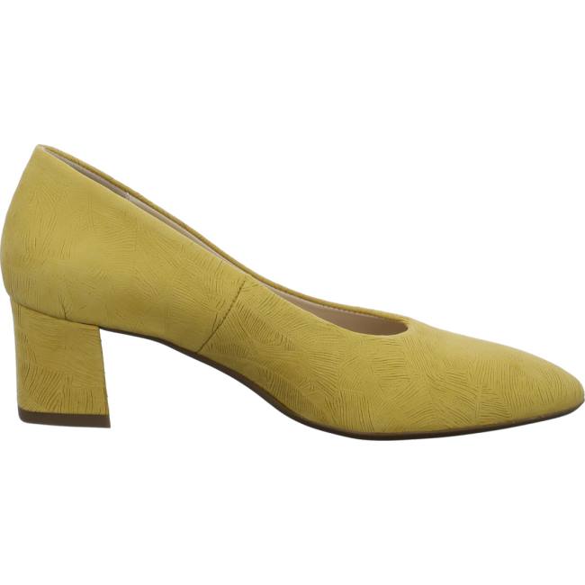 Yellow Ara Shoes Court Shoes London Sole Women's Pumps | ARA871HVY