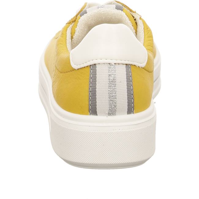 Yellow Ara Shoes Courtyard Sole Women's Sneakers | ARA047CSW