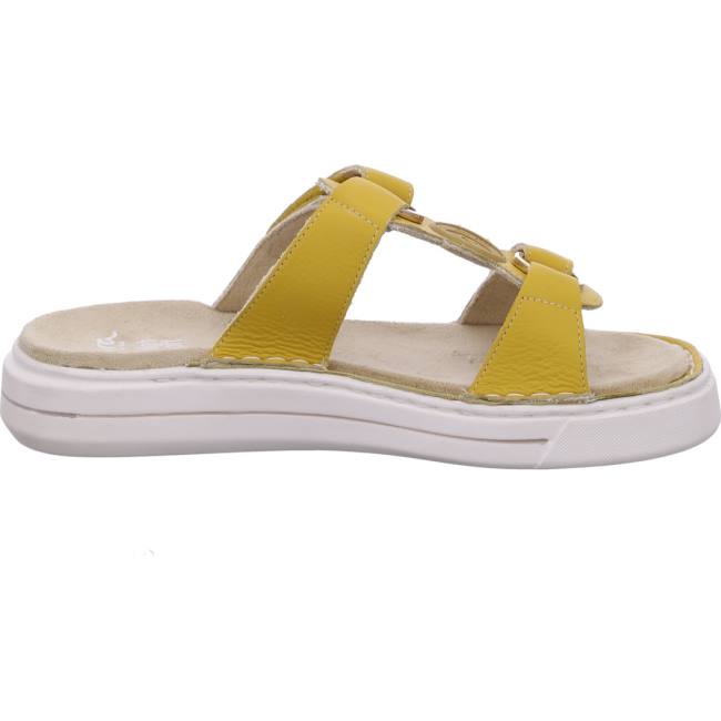 Yellow Ara Shoes Courtyard Sole Women's Mules | ARA289NBX