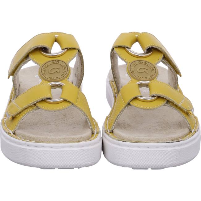 Yellow Ara Shoes Courtyard Sole Women's Mules | ARA289NBX