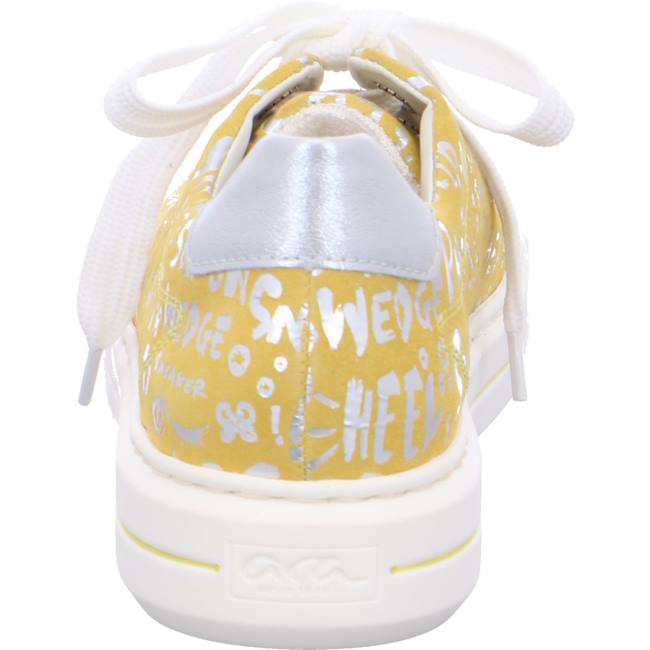 Yellow Ara Shoes Courtyard Women's Sneakers | ARA253KEB