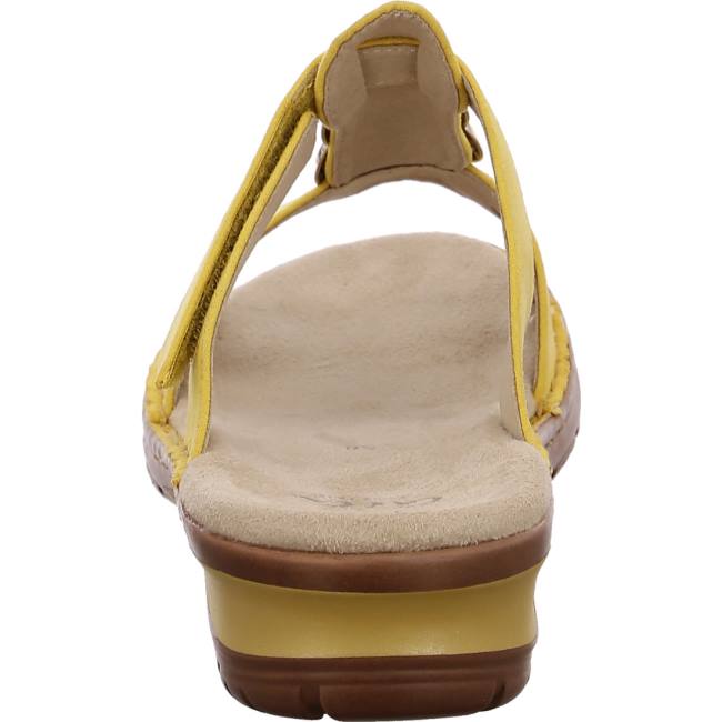 Yellow Ara Shoes Hawaii Sole Women's Mules | ARA371YIG