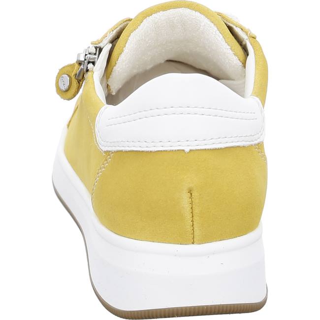 Yellow Ara Shoes Lace-ups Rom Sole Women's Sneakers | ARA362PSB