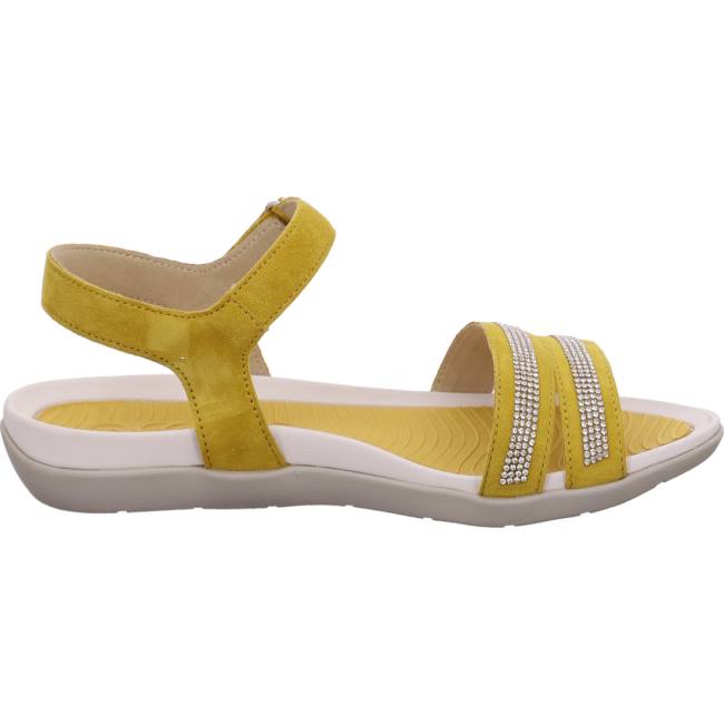 Yellow Ara Shoes Nepal Sole Women's Sandals | ARA387WNC