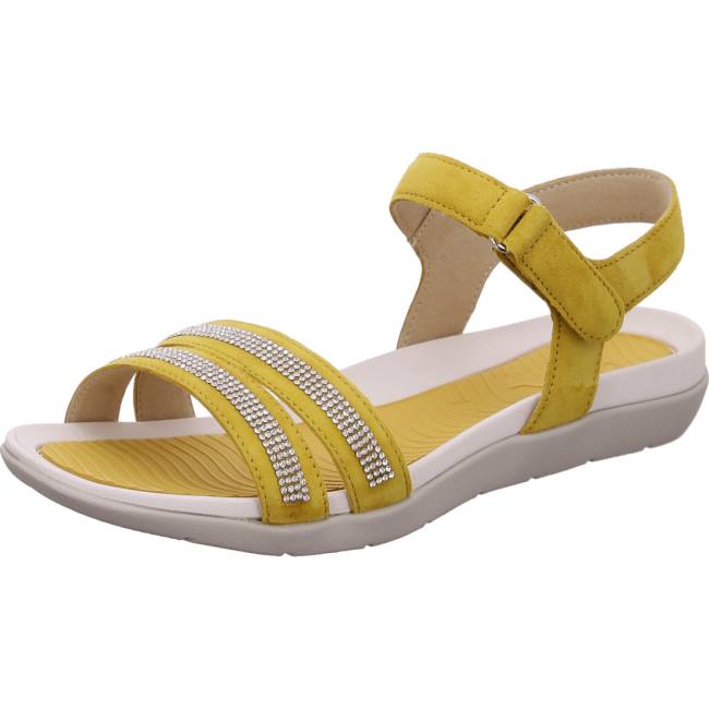 Yellow Ara Shoes Nepal Sole Women\'s Sandals | ARA387WNC