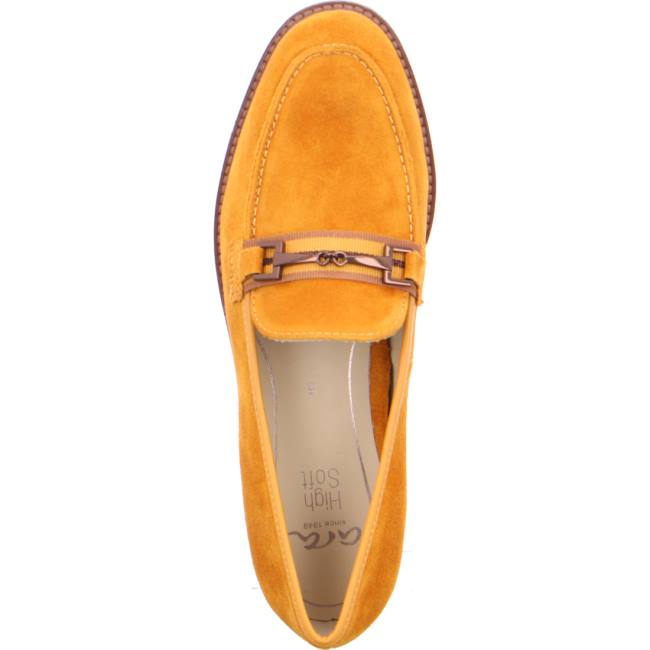 Yellow Ara Shoes Slip-ons Kent Women's Loafers | ARA947FBN